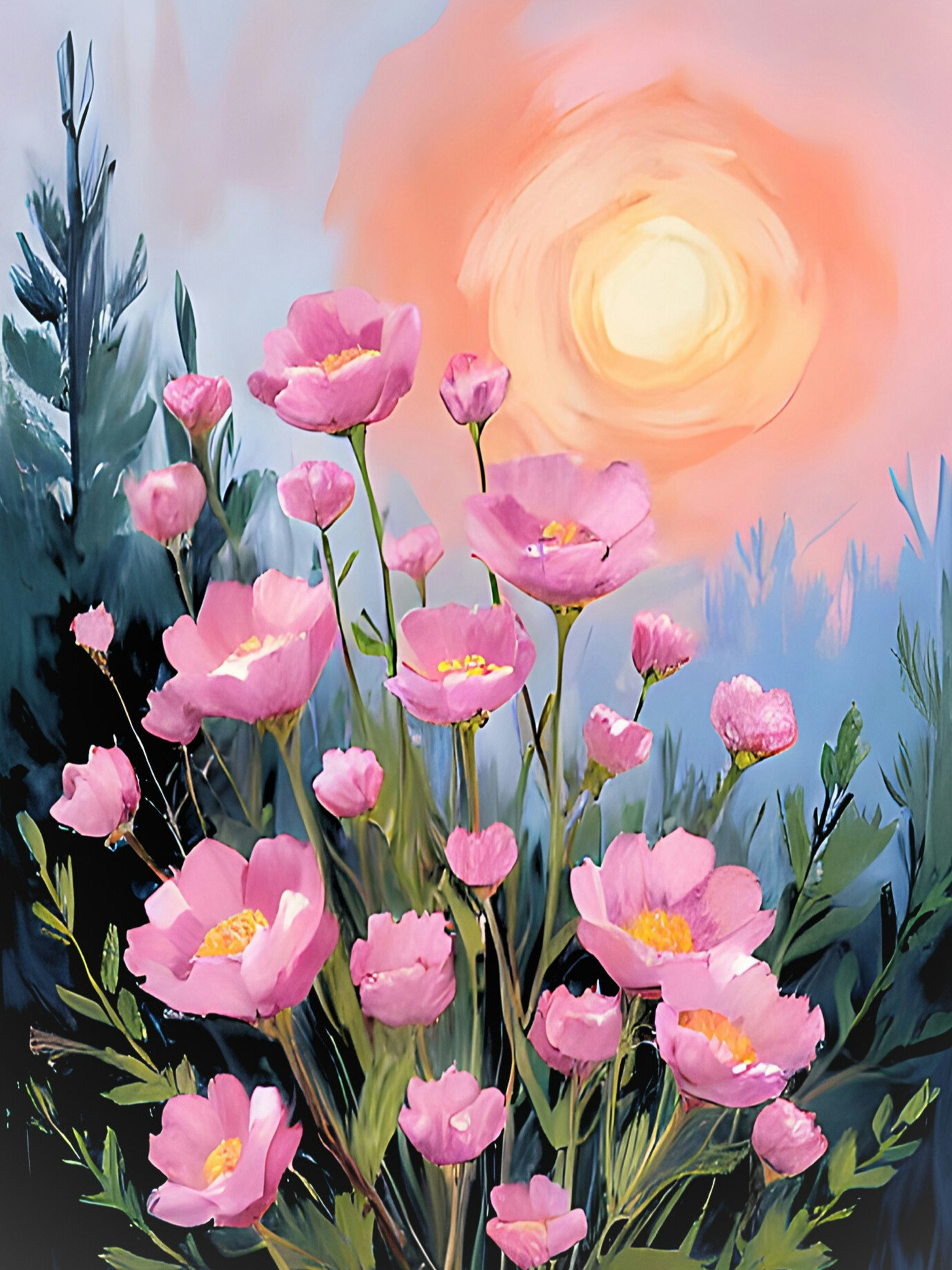 Graphic Art by Pär "Wild Flower 2551"