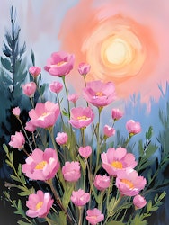 Graphic Art by Pär "Wild Flower 2551"