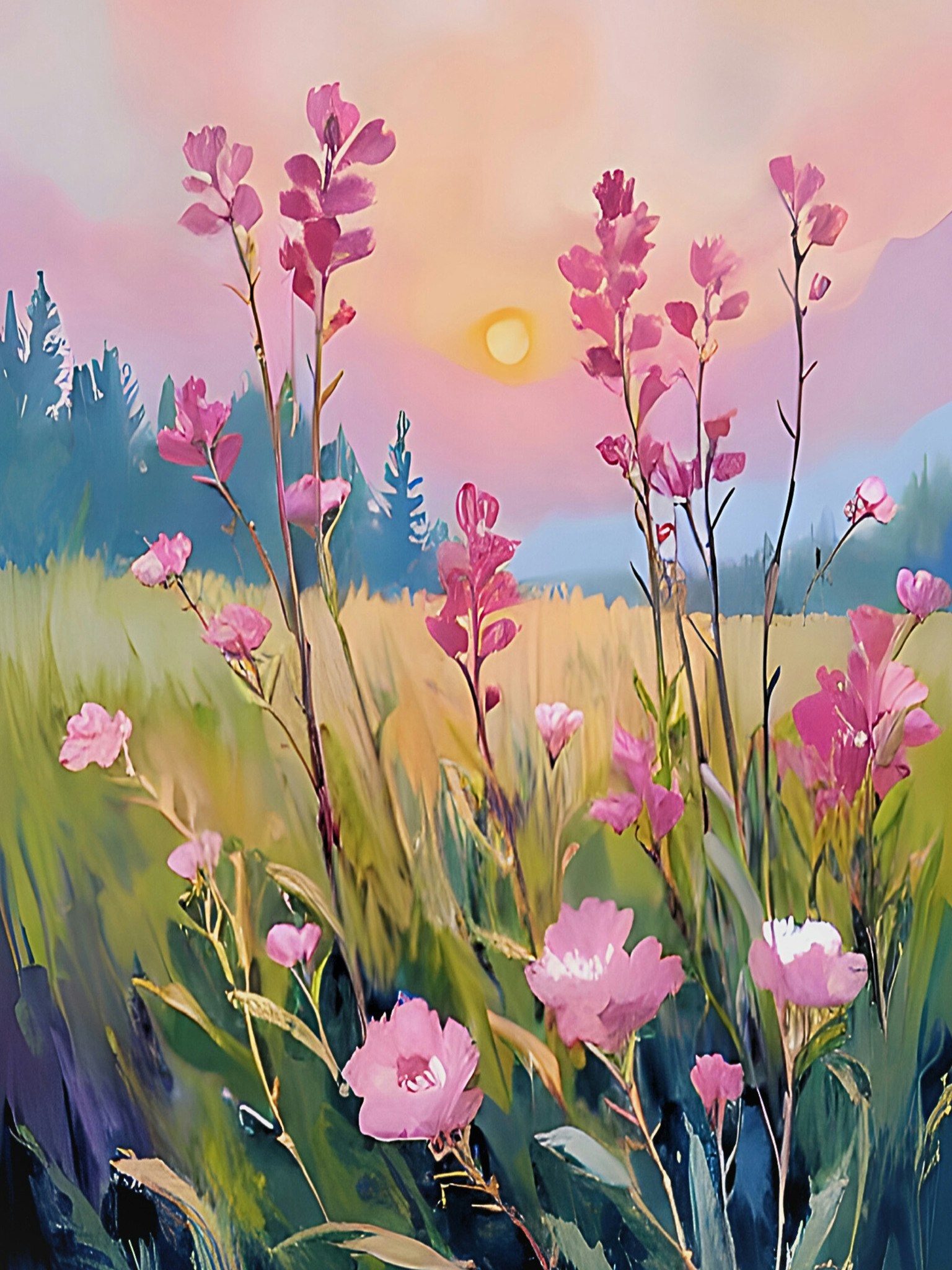 Graphic Art by Pär "Wild Flower 2552"