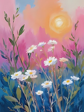 Graphic Art by Pär "Wild Flower 2554"