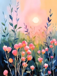 Graphic Art by Pär "Wild Flower 2555"
