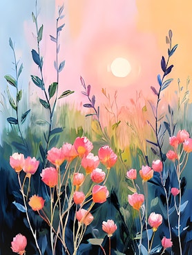 Graphic Art by Pär "Wild Flower 2555"