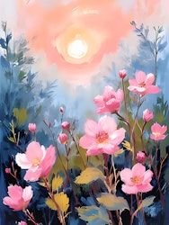 Graphic Art by Pär "Wild Flower 2556"