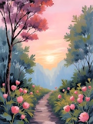 Graphic Art by Pär "Wild Flower 2562"