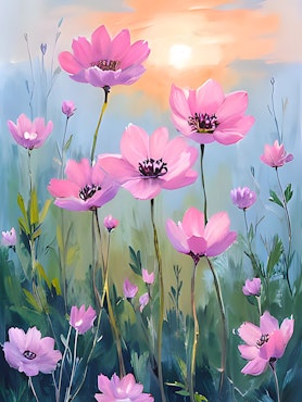 Graphic Art by Pär "Wild Flower 2567"