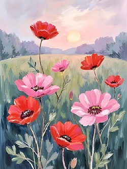 Graphic Art by Pär "Wild Flower 2576"