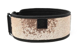 Classy Bling Rose Gold Straight Weightlifting Belt