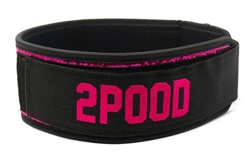 Pink Bling Straight Weightlifting Belt