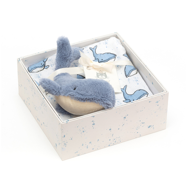 Jellycat - Wilbur Whale -Gift Set