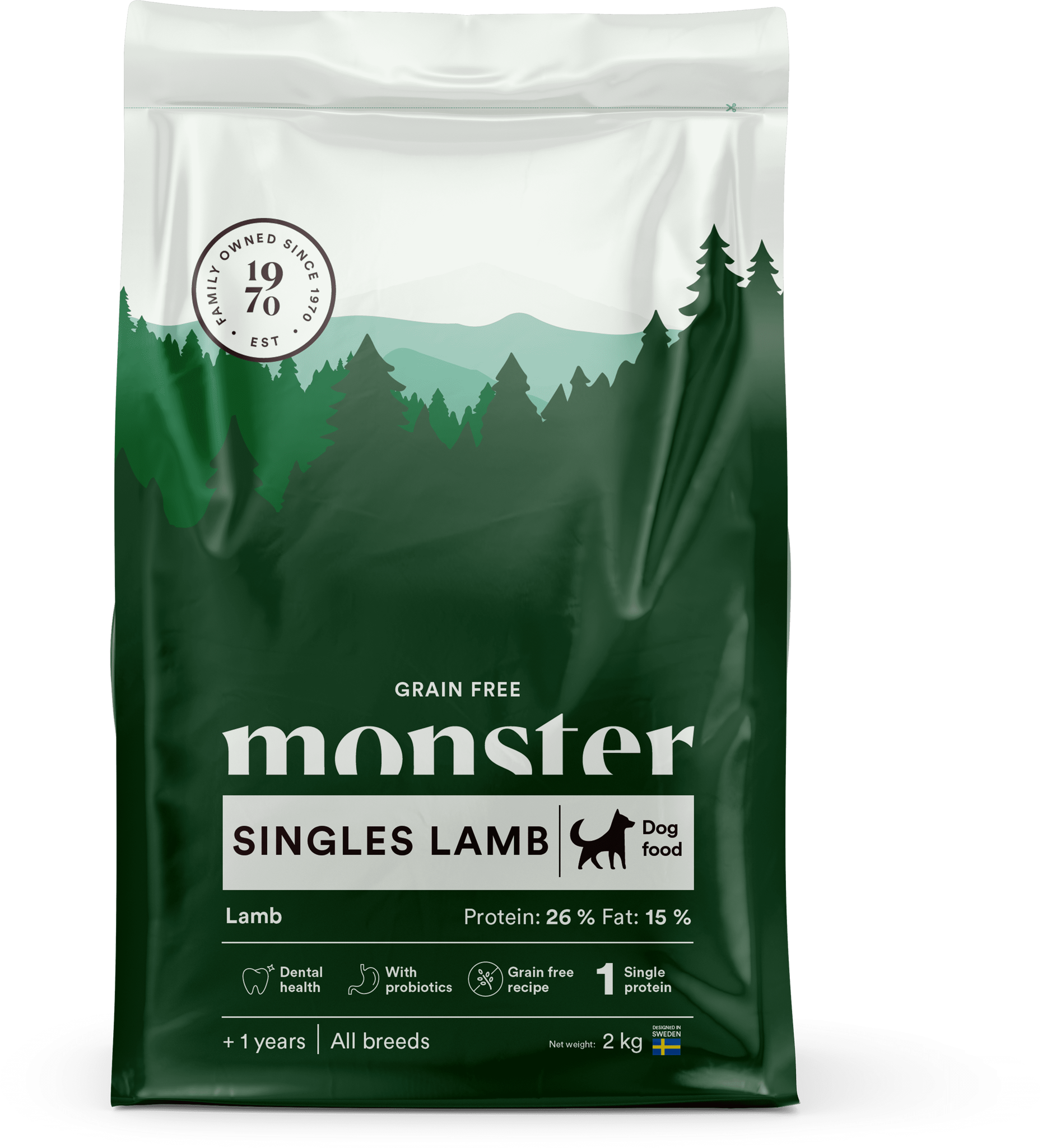 Monster Grain Free Singles Lamb 17kg