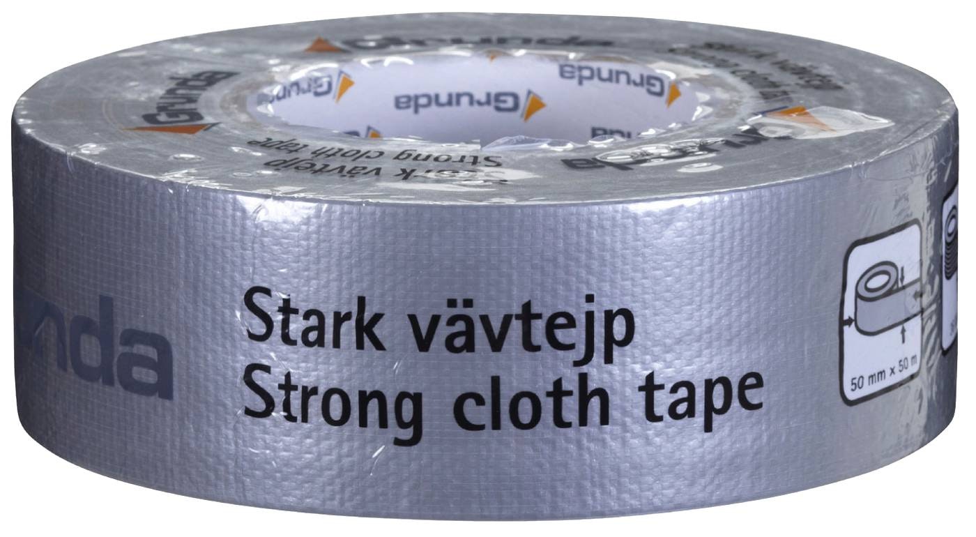 Vävtejp SILVER Stark Grunda 50MMX50M