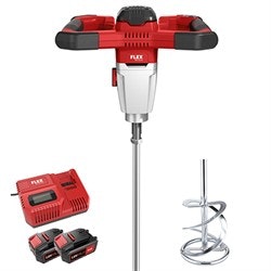 Flex Batteriblandarmaskin MXE18.0-EC i kit + Visp 120mm
