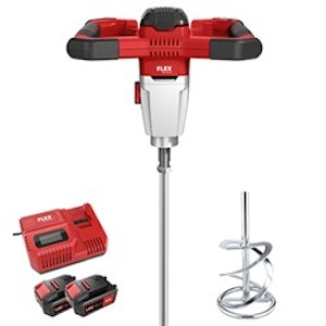 Flex Batteriblandarmaskin MXE18.0-EC i kit + Visp 120mm