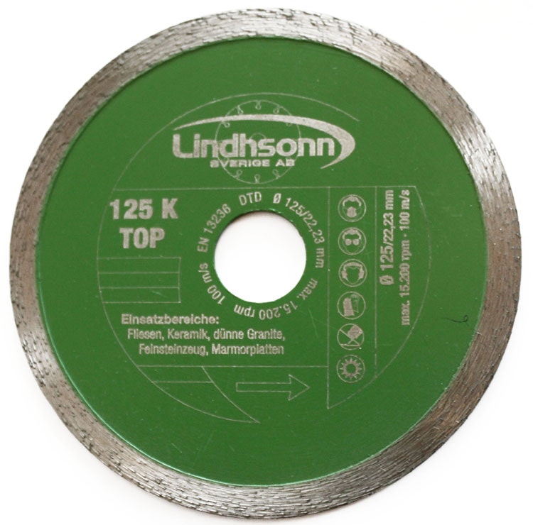 Diamantskiva  K-Top 115 mm Kakel, Keramik, tunn Granit, Marmor