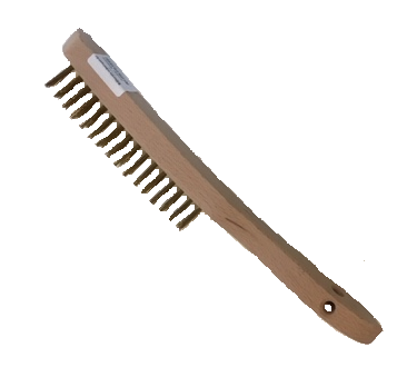 Mässingsborste 2 radig