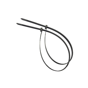Buntband nylon svart 800 mm x 9 mm i 100-pack
