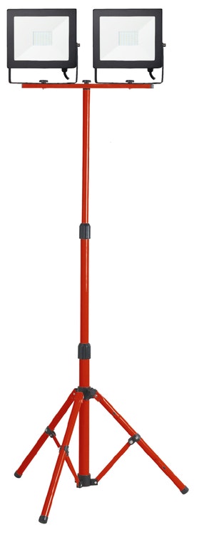Arbetslampa 2x50W inkl. stativ