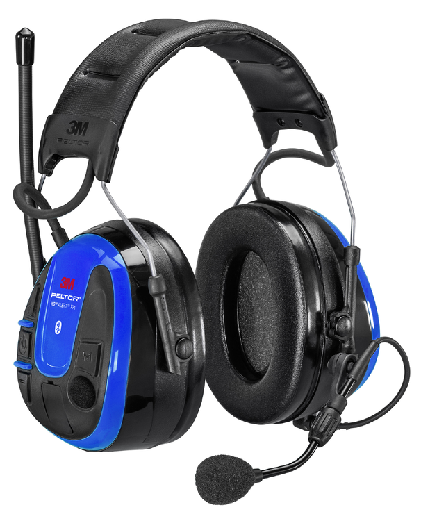 Wireless Phone Headset Peltor WS Alert XPI med mobil applikation - hjässbygel