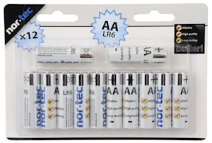 ALKALISKT BATTERI AA 1.5V 12STK