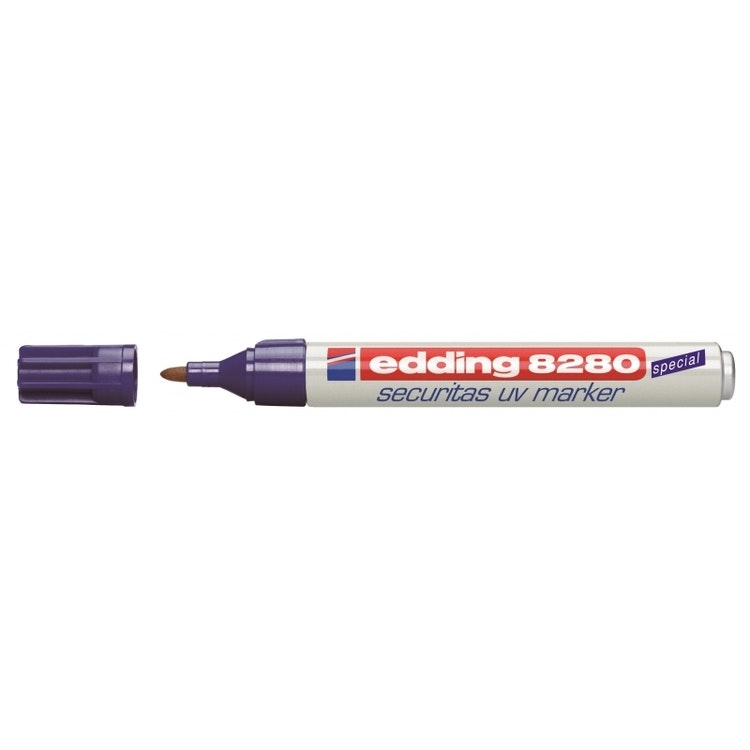 Stöldmärkningspenna UV Edding 8280 med rund spets