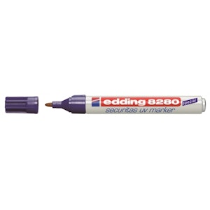Stöldmärkningspenna UV Edding 8280 med rund spets