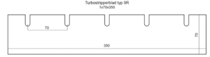 Turbostripperblad typ 9R