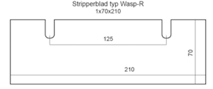 Stripperblad typ WASP-R