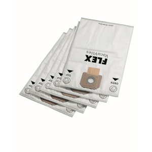 Flex dammsugarpåse 45L Tyg 5-pack