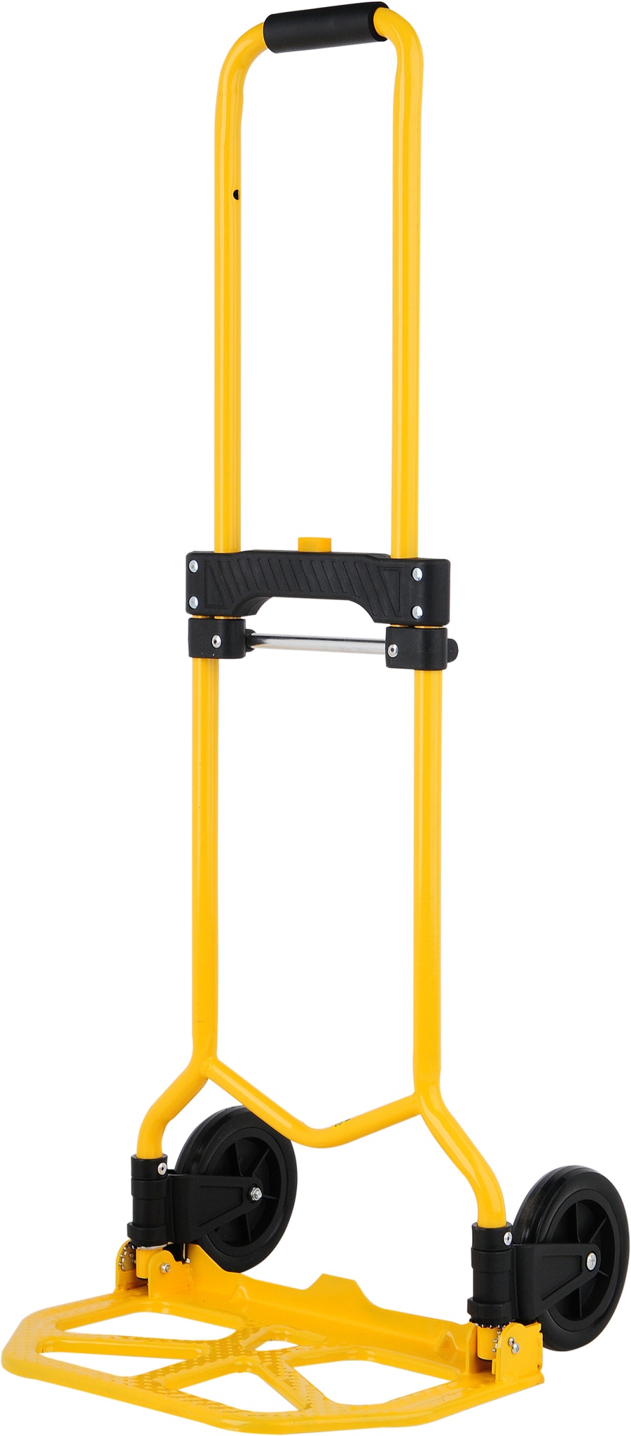 TRANSPORTKÄRRA HOPFÄLLBAR MAX 70 KG Stora 130 x 25 mm kullagrade och lättrullade hjul
