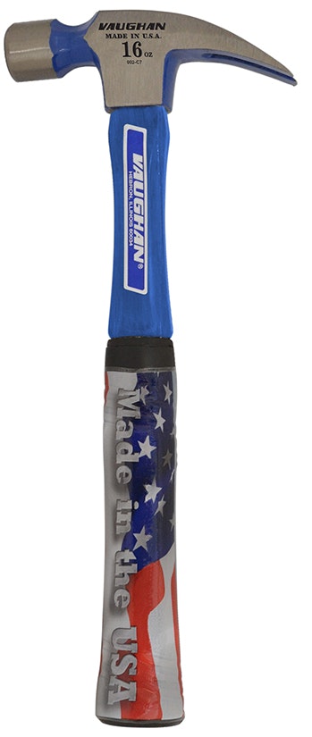 Snickarhammare Vaughan glasfibersk. rak klo 16 oz