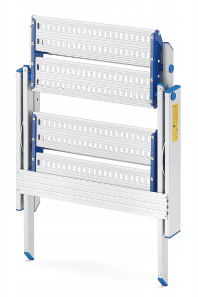 PALL, HOPFÄLLBAR MINI STEGE, ALUMINIUM, DRABEX