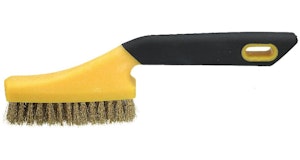 Kratsborste, mässingtråd ergonomisk Osborn 2 rader