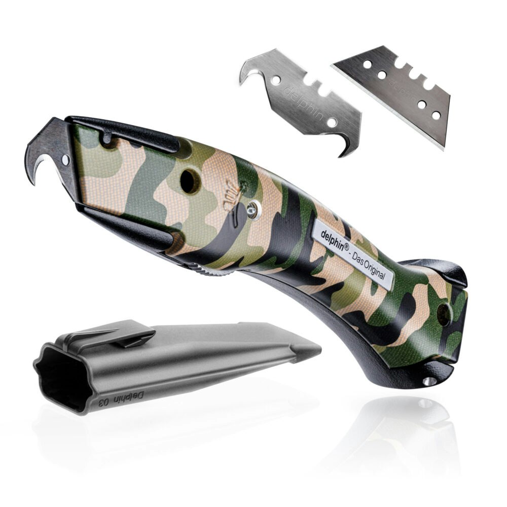 Delfinkniv original Limited edition Kamouflage Grön