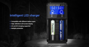 Jetbeam JET-Q2 Digital Display Batteriladdare Universal