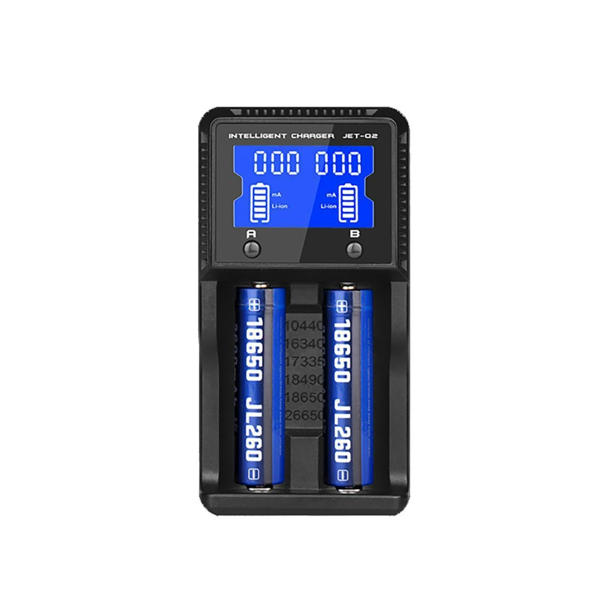 Jetbeam JET-Q2 Digital Display Batteriladdare Universal
