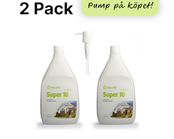 Super 10, 1liter - 2 Pack + Pump