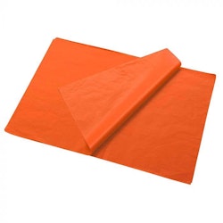 SILKESPAPPER ORANGE 50X75CM