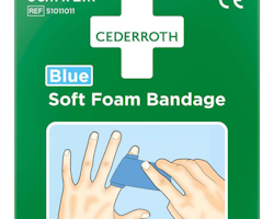 Soft Foam Bandage Blue 2 m
