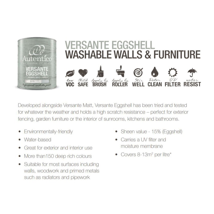 Autentico® VERSANTE EGGSHELL - Vanille 500ml