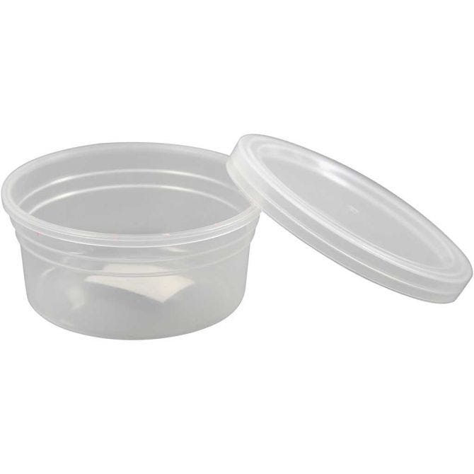 Plastburk med lock 45ml