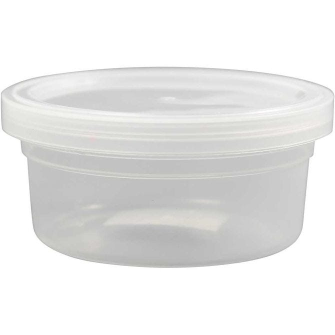 Plastburk med lock 45ml