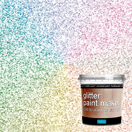 Polyvine Glitter Paint Maker RAINBOW (flerfärgat metallglitter)