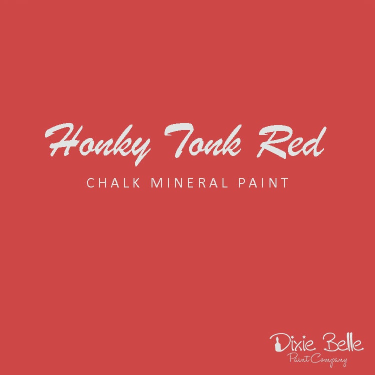 Dixie Belle CHALK Mineral Paint - Honky Tonk Red