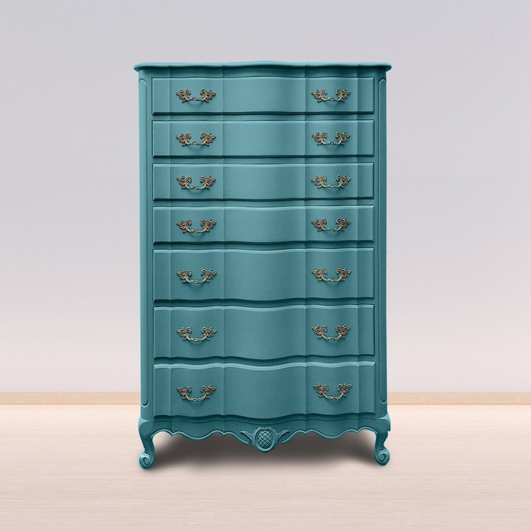 KALKFÄRG (kritfärg) - Autentico VINTAGE Chalk Paint - Antique Turquoise