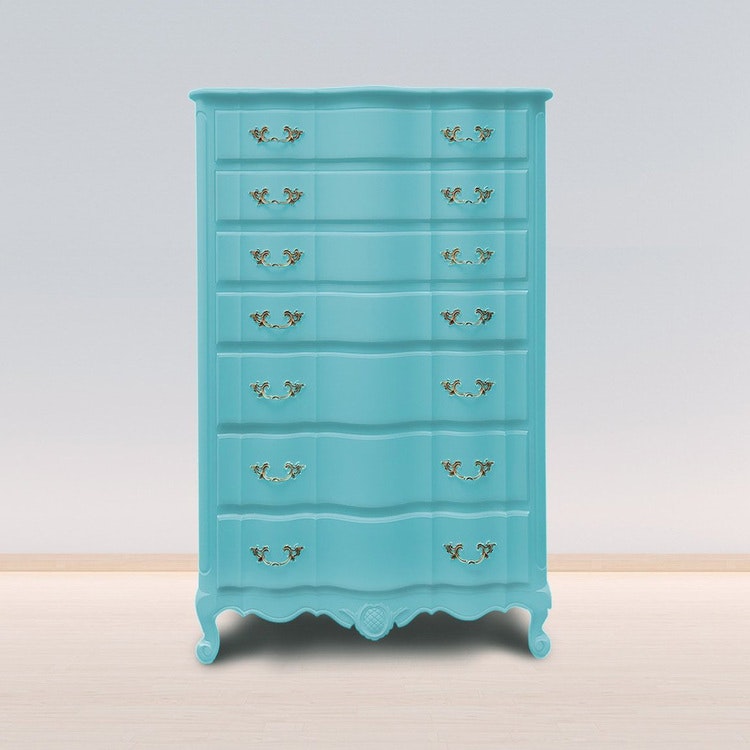 KALKFÄRG (kritfärg) - Autentico VINTAGE Chalk Paint - Bright Turquoise