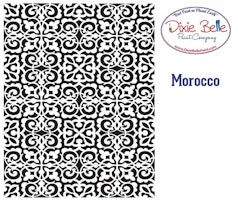 Belles and Whistles Schablon - Morocco ca 40x50cm