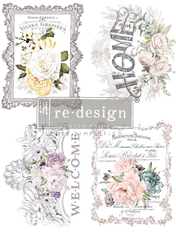 Re Design Décor Transfer - Floral Home