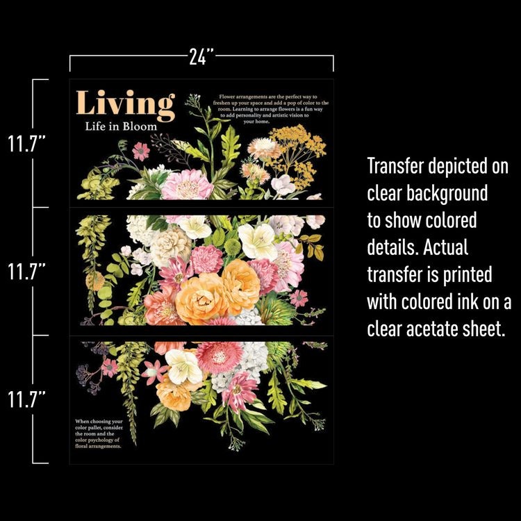 Re Design Décor Transfer - Life in Full Bloom