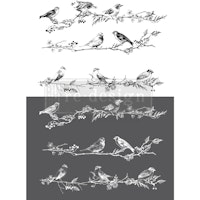 Re Design Décor Transfers® - Birds and Berries ca 61x86cm