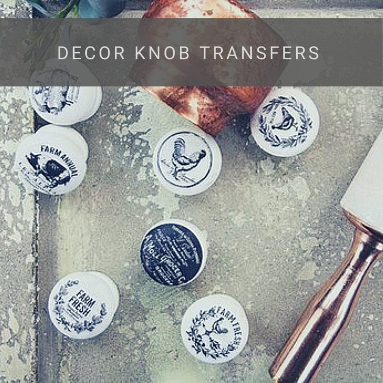 Re Design Décor Transfers® - Knob Toppers - Paris Cottage
